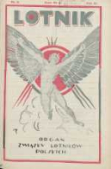 Lotnik: organ Związku Lotników Polskich 1926.02.20 R.3 Nr8(47)