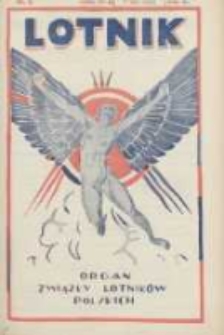Lotnik: organ Związku Lotników Polskich 1926.02.27 R.3 Nr9(48)