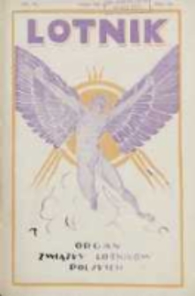 Lotnik: organ Związku Lotników Polskich 1926.03.13 R.3 Nr11(50)