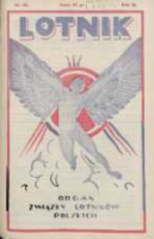 Lotnik: organ Związku Lotników Polskich 1926.06.09 R.3 Nr20(57)