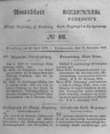 Amtsblatt der Königlichen Preussischen Regierung zu Bromberg. 1846.04.10 No.16