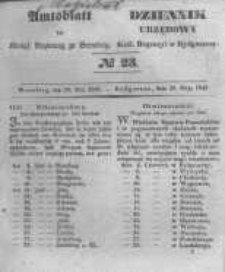 Amtsblatt der Königlichen Preussischen Regierung zu Bromberg. 1846.05.29 No.23