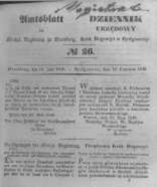 Amtsblatt der Königlichen Preussischen Regierung zu Bromberg. 1846.06.19 No.26