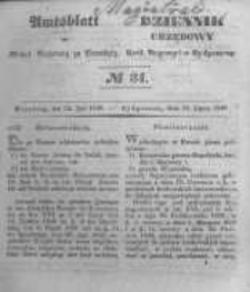 Amtsblatt der Königlichen Preussischen Regierung zu Bromberg. 1846.07.24 No.31