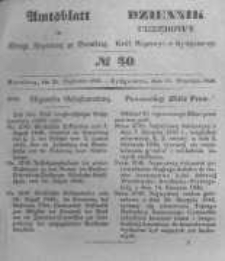 Amtsblatt der Königlichen Preussischen Regierung zu Bromberg. 1846.09.25 No.40