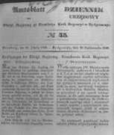 Amtsblatt der Königlichen Preussischen Regierung zu Bromberg. 1846.10.30 No.45