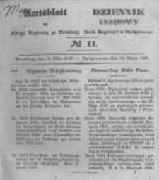Amtsblatt der K&ouml;niglichen Preussischen Regierung zu Bromberg. 1847.03.12 No.11