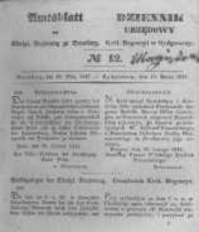 Amtsblatt der Königlichen Preussischen Regierung zu Bromberg. 1847.03.19 No.12