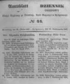 Amtsblatt der Königlichen Preussischen Regierung zu Bromberg. 1847.10.29 No.44