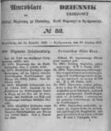 Amtsblatt der Königlichen Preussischen Regierung zu Bromberg. 1847.12.24 No.52