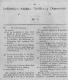 Oeffentlicher Anzeiger zum Amtsblatt No.3 der Königl. Preuss. Regierung zu Bromberg. 1847
