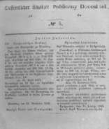 Oeffentlicher Anzeiger zum Amtsblatt No.5 der Königl. Preuss. Regierung zu Bromberg. 1847