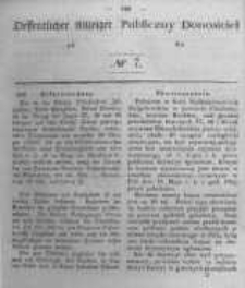 Oeffentlicher Anzeiger zum Amtsblatt No.7 der Königl. Preuss. Regierung zu Bromberg. 1847