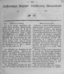 Oeffentlicher Anzeiger zum Amtsblatt No.10 der Königl. Preuss. Regierung zu Bromberg. 1847