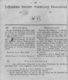 Oeffentlicher Anzeiger zum Amtsblatt No.12 der Königl. Preuss. Regierung zu Bromberg. 1847