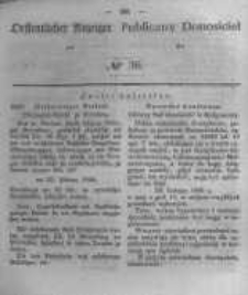 Oeffentlicher Anzeiger zum Amtsblatt No.36 der Königl. Preuss. Regierung zu Bromberg. 1847