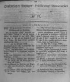 Oeffentlicher Anzeiger zum Amtsblatt No.37 der Königl. Preuss. Regierung zu Bromberg. 1847