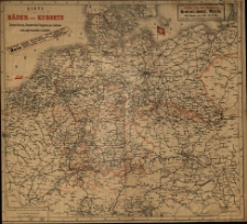 Karte der Bäder und Kurorte Deutschland, Oesterreich Ungarns, der Schweiz und angrezenden Ländern