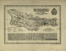 Mapa Rzeczpospolitej Krakowskiej od roku 1815 do roku 1846 oprac. i wyrys. Konstanty Żmigrodzki