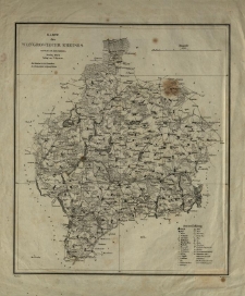 Karte des Wongrowiecer Kreises Reg. Bezk. Bromberg H. Delius grav. Nowack gez.