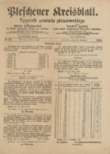 Pleschener Kreisblatt.Tygodnik Powiatu Pleszewskiego: zugleich: Amtliches Publications-Blatt der Königl. Amtsgerichte Pleschen und Jarotschin: zarazem: Urzędowy tygodnik Król. sądów okręgowych Pleszewa i Jarocina 1887.04.20 Jg.35 Nr32