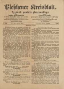 Pleschener Kreisblatt.Tygodnik Powiatu Pleszewskiego: zugleich: Amtliches Publications-Blatt der Königl. Amtsgerichte Pleschen und Jarotschin: zarazem: Urzędowy tygodnik Król. sądów okręgowych Pleszewa i Jarocina 1887.04.27 Jg.35 Nr34