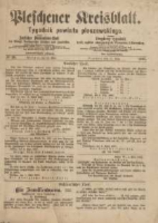 Pleschener Kreisblatt.Tygodnik Powiatu Pleszewskiego: zugleich: Amtliches Publications-Blatt der Königl. Amtsgerichte Pleschen und Jarotschin: zarazem: Urzędowy tygodnik Król. sądów okręgowych Pleszewa i Jarocina 1887.05.11 Jg.35 Nr38