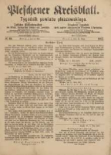 Pleschener Kreisblatt.Tygodnik Powiatu Pleszewskiego: zugleich: Amtliches Publications-Blatt der Königl. Amtsgerichte Pleschen und Jarotschin: zarazem: Urzędowy tygodnik Król. sądów okręgowych Pleszewa i Jarocina 1887.05.14 Jg.35 Nr39