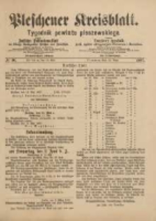 Pleschener Kreisblatt.Tygodnik Powiatu Pleszewskiego: zugleich: Amtliches Publications-Blatt der Königl. Amtsgerichte Pleschen und Jarotschin: zarazem: Urzędowy tygodnik Król. sądów okręgowych Pleszewa i Jarocina 1887.05.18 Jg.35 Nr40