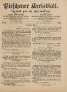 Pleschener Kreisblatt.Tygodnik Powiatu Pleszewskiego: zugleich: Amtliches Publications-Blatt der Königl. Amtsgerichte Pleschen und Jarotschin: zarazem: Urzędowy tygodnik Król. sądów okręgowych Pleszewa i Jarocina 1887.06.08 Jg.35 Nr46