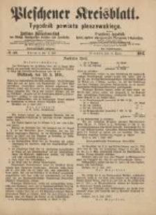 Pleschener Kreisblatt.Tygodnik Powiatu Pleszewskiego: zugleich: Amtliches Publications-Blatt der Königl. Amtsgerichte Pleschen und Jarotschin: zarazem: Urzędowy tygodnik Król. sądów okręgowych Pleszewa i Jarocina 1887.07.13 Jg.35 Nr56