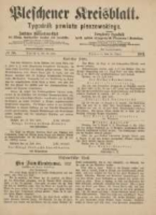 Pleschener Kreisblatt.Tygodnik Powiatu Pleszewskiego: zugleich: Amtliches Publications-Blatt der Königl. Amtsgerichte Pleschen und Jarotschin: zarazem: Urzędowy tygodnik Król. sądów okręgowych Pleszewa i Jarocina 1887.07.20 Jg.35 Nr58