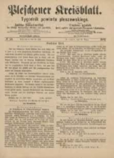 Pleschener Kreisblatt.Tygodnik Powiatu Pleszewskiego: zugleich: Amtliches Publications-Blatt der Königl. Amtsgerichte Pleschen und Jarotschin: zarazem: Urzędowy tygodnik Król. sądów okręgowych Pleszewa i Jarocina 1887.07.23 Jg.35 Nr59