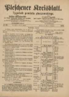 Pleschener Kreisblatt.Tygodnik Powiatu Pleszewskiego: zugleich: Amtliches Publications-Blatt der Königl. Amtsgerichte Pleschen und Jarotschin: zarazem: Urzędowy tygodnik Król. sądów okręgowych Pleszewa i Jarocina 1887.08.17 Jg.35 Nr66