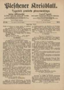 Pleschener Kreisblatt.Tygodnik Powiatu Pleszewskiego: zugleich: Amtliches Publications-Blatt der Königl. Amtsgerichte Pleschen und Jarotschin: zarazem: Urzędowy tygodnik Król. sądów okręgowych Pleszewa i Jarocina 1887.08.24 Jg.35 Nr68