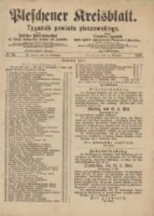 Pleschener Kreisblatt.Tygodnik Powiatu Pleszewskiego: zugleich: Amtliches Publications-Blatt der Königl. Amtsgerichte Pleschen und Jarotschin: zarazem: Urzędowy tygodnik Król. sądów okręgowych Pleszewa i Jarocina 1887.09.14 Jg.35 Nr74