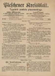 Pleschener Kreisblatt.Tygodnik Powiatu Pleszewskiego: zugleich: Amtliches Publications-Blatt der Königl. Amtsgerichte Pleschen und Jarotschin: zarazem: Urzędowy tygodnik Król. sądów okręgowych Pleszewa i Jarocina 1887.09.21 Jg.35 Nr76