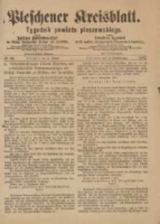 Pleschener Kreisblatt.Tygodnik Powiatu Pleszewskiego: zugleich: Amtliches Publications-Blatt der Königl. Amtsgerichte Pleschen und Jarotschin: zarazem: Urzędowy tygodnik Król. sądów okręgowych Pleszewa i Jarocina 1887.10.19 Jg.35 Nr84