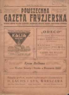 Powszechna Gazeta Fryzjerska : organ Związku Polskich Cechów Fryzjerskich 1924.07.01 R.2 Nr12
