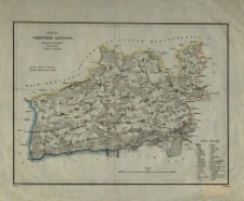 Karte des Wirsitzer Kreises Reg. Bezk. Bromberg H. Delius grav. Nowack gez.