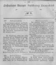 Oeffentlicher Anzeiger zum Amtsblatt No.6 der Königl. Preuss. Regierung zu Bromberg. 1846