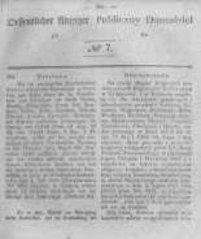 Oeffentlicher Anzeiger zum Amtsblatt No.7 der Königl. Preuss. Regierung zu Bromberg. 1846