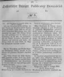 Oeffentlicher Anzeiger zum Amtsblatt No.8 der Königl. Preuss. Regierung zu Bromberg. 1846