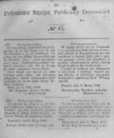 Oeffentlicher Anzeiger zum Amtsblatt No.13 der Königl. Preuss. Regierung zu Bromberg. 1846
