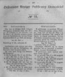 Oeffentlicher Anzeiger zum Amtsblatt No.21 der Königl. Preuss. Regierung zu Bromberg. 1846