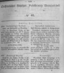 Oeffentlicher Anzeiger zum Amtsblatt No.49 der Königl. Preuss. Regierung zu Bromberg. 1846