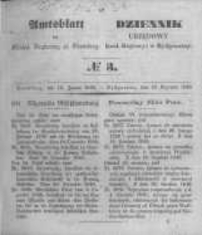 Amtsblatt der Königlichen Preussischen Regierung zu Bromberg. 1849.01.19 No.3