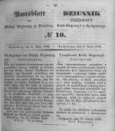 Amtsblatt der Königlichen Preussischen Regierung zu Bromberg. 1849.03.09 No.10