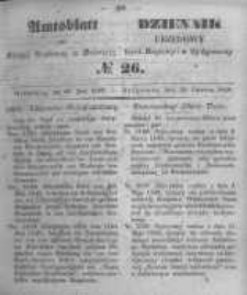 Amtsblatt der Königlichen Preussischen Regierung zu Bromberg. 1849.06.29 No.26