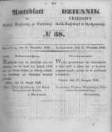 Amtsblatt der Königlichen Preussischen Regierung zu Bromberg. 1849.09.21 No.38